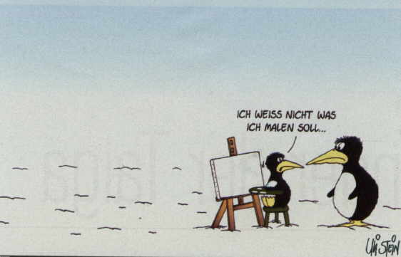 Verwunderlich Uli Stein Pinguin Dagegen Ebenbild